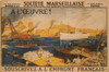 A French harbor scene with ships and men working on the docks. Poster Print - Item # VARBLL058748469L