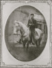 Unidentified African American soldier, full-length portrait, wearing uniform, seated on horseback, facing left. Poster Print - Item # VARBLL0587634081