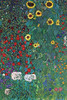 Garden with Sunflowers.  Gustav Klimt was an Austrian symbolist painter and one of the most prominent members of the Vienna Secession movement. Poster Print by Gustav Klimt - Item # VARBLL0587253339