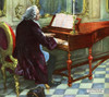 Johann Sebastian Bach at the Clavichord Poster Print by unknown - Item # VARBLL0587435852