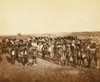 At the Dance. Part of the 8th U.S. Cavalry and 3rd Infantry at the great Indian Grass Dance on Reservation Poster Print - Item # VARBLL058751337L