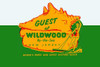 Original luggage label received for visiting Wildwood New Jersey.  Showing a woman riding the surf. Poster Print by unknown - Item # VARBLL0587321075