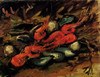 Still Life with Mussels and Shrimps Poster Print - Item # VARBLL058750397L