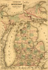 drainage, cities and towns, and railroads in color. Poster Print - Item # VARBLL058759149L