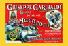The label from a 20 pound box of artifically colored and patented macaroni made in Philadelphia Pennsylvania. Poster Print by A.A. Guinta - Item # VARBLL0587316551