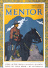 Cover of the March 1928 issue of the magazine, The Mentor.  A Royal Canadian mounty stis atop a horse with snow mountains in the distance. Poster Print by Unknown - Item # VARBLL0587441402
