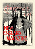 A woman holds an issue of New England Magazine. Poster Print - Item # VARBLL0587414111