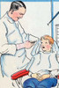 A boy smiles as the dentist performs his check-up Poster Print by Julia Letheld Hahn - Item # VARBLL0587274948