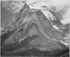 Full view of mountain "Going-to-the-Sun Mountain Glacier National Park" Montana. 1933 - 1942 Poster Print by Ansel Adams - Item # VARBLL0587400420