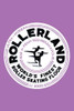 Stickers were issued by roller rinks across the United States.  Many were stock designs imprinted with the local skating facility.  This was for Rollerland in Indianapolis and Indiana. Poster Print by Unknown - Item # VARBLL0587262923