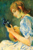 Young Girls plays the Mandolin Poster Print by Berthe  Morisot - Item # VARBLL0587258608