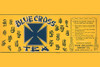 A package label for Blue Cross Tea with instructions in Spanish and Chinese calligraphy adornment.  Packed and imported by New Orleans Import Co. in Louisiana. Poster Print by Unknown - Item # VARBLL0587240008