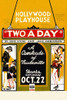 Poster for Federal Theatre Project presentation of "Two a Day" at the Hollywood Playhouse, showing two men and a dancing girl. Poster Print by Federal Art Project - Item # VARBLL0587237759