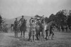 Army Cadets Lift Large Artillery Piece from a Horse as part of their training under the watchful eye of mounted Instructors Poster Print by unknown - Item # VARBLL058745984L