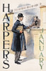 A man purchases a Harper's New Monthly Magazine subscription. Poster Print by  Edward Penfield - Item # VARBLL0587412992