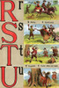 Illustrated Letters from "Alphabet of Games & Sports" Poster Print by Edmund Evans - Item # VARBLL0587267593