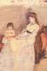Mother sits on Reclamier with a young baby beside her Poster Print by Berthe  Morisot - Item # VARBLL058725842x