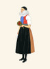 National Costumes of Moravia Poster Print by E. Lepage-Medvey - Item # VARBLL0587423501