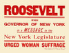Oregon Woman Suffrage Poster dated 1910.  The poster salutes Theodore Roosevelt in his support of Woman's Rights while Governor of New York. Poster Print by unknown - Item # VARBLL0587387238
