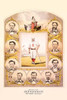 individual portraits of team members, each identified by name, around an image of a uniformed player leaning on a bat. Poster Print by  Walkley & Moellman Tuchfarber - Item # VARBLL0587235578