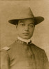 Frank R. Stewart, head-and-shoulders portrait, wearing hat and uniform with United States Volunteer Infantry and crossed rifle insignia, facing front, during the Spanish-American War. Poster Print - Item # VARBLL0587634049