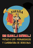 Spanish election poster - A call for votes to save the monarchists and rightist candidates. Poster Print by unknown - Item # VARBLL058701170x