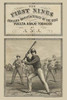 Tobacco package label showing view from the pitcher's mound of a batter and a catcher during a baseball game, with other players standing in the background. Poster Print by Heppenheimer - Item # VARBLL0587235713