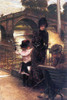 Mother & Daughter speak to a man sitting on a riverside bench; but the young girl looks out at the river Poster Print by James Tissot - Item # VARBLL0587255625