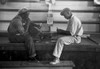 African American Playing cards on a bench Poster Print - Item # VARBLL058744911L