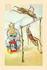 Two grasshoppers perform on the uneven bar and swing in a circus performance. Poster Print by Frolie - Item # VARBLL0587338970