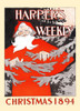 Santa Claus stands in a forest. Poster Print by  Edward Penfield - Item # VARBLL0587414081