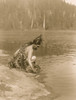 Nootka Indian taking ceremonial bath, before whale hunt. Poster Print - Item # VARBLL058747576L
