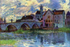 Stone bridge over the Moret River in France Poster Print by Alfred  Sisley - Item # VARBLL0587263040