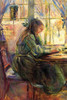 Young girl writing at a window and on a table Poster Print by Berthe  Morisot - Item # VARBLL0587258683