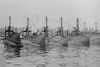 USS submarines participating in the 1911 naval review in New York city, with the Nebraska in the background. Poster Print - Item # VARBLL058746128L