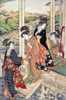 Group of Women on the Engawa of a Country House, in the time of the Cherry Blossoming Poster Print by Utamarom II - Item # VARBLL0587649828