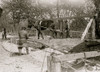 African American drilling a well with a horse on a turnstile Poster Print - Item # VARBLL0587631236