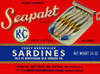 Vintage label for Norwegian sardines. Poster Print by unknown - Item # VARBLL0587355999