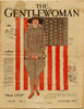 Woman Soldier over a Flag Poster Print - Item # VARBLL058753928L