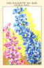 Delphinium is a genus of about 300 species of perennial flowering plants in the family Ranunculaceae, native throughout the Northern Hemisphere and also on the high mountains of tropical Africa. Poster Print by unknown - Item # VARBLL0587409509