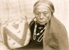 Skokomish woman, half-length portrait, facing front, holding basket. Poster Print - Item # VARBLL058747691L