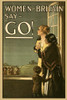 Two women watch as their men march off to war. Poster Print by Kealey - Item # VARBLL0587210370