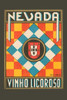 A liquor label for Nevada liquors and wines.  Featuring geometric designs and a crest. Poster Print by Unknown - Item # VARBLL0587239190