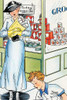 A young boy picks up a sugar box which fell from the lady's bag on her shopping trip. Poster Print by Julia Letheld Hahn - Item # VARBLL0587274514