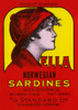 Vintage label for Norwegian sardines. Poster Print by unknown - Item # VARBLL0587394943