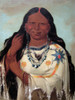 George Catlin- Kay-a-gis-gis, a Young Woman; a beautiful young woman pulling her hair out of braid. Poster Print by Catlin - Item # VARBLL0587396172