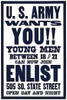 Young men between 18 and 21 can now join, ENLIST, open day and night. Poster Print by Ryan Hart & co - Item # VARBLL0587215259