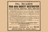A 1920's pharmacy bottle label.  Not just medicines were dispensed at early pharmacies.  Often pesticides and household cleaners were also sold and labeled along with drugs. Poster Print by Unknown - Item # VARBLL0587267100