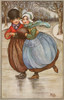 Dutch Couple Skating  By Florence Hardy Poster Print By Mary Evans/Peter & Dawn Cope Collection - Item # VARMEL10406178
