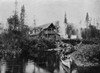 Newfoundland  Canada - Log Cabin Sporting Resort Poster Print By Mary Evans / Grenville Collins Postcard Collection - Item # VARMEL10823743